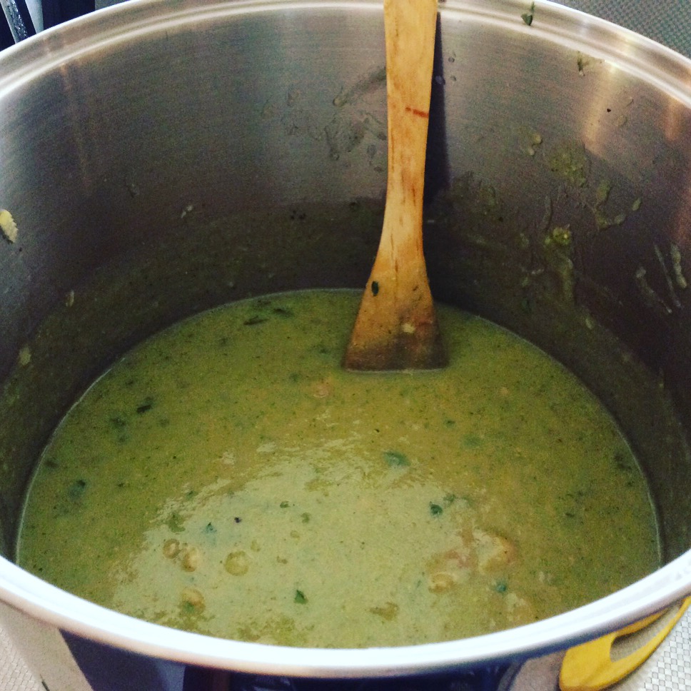 Broccoli and bacon soup